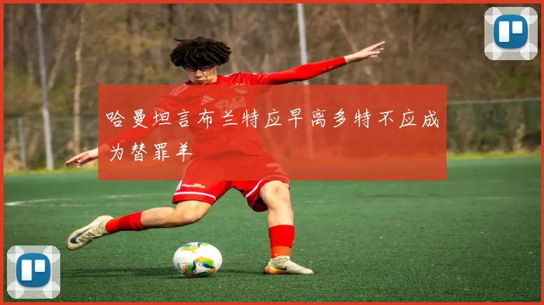 哈曼坦言布兰特应早离多特不应成为替罪羊